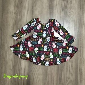 Fa La La Snowman twirl